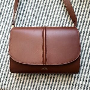 A.P.C. Brown Crossbody Bag